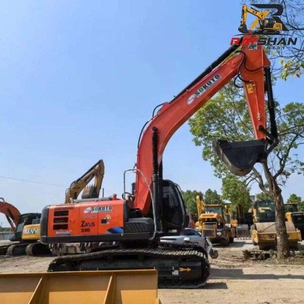 Used HITACHI ZX240 Excavator 24ton for sale Proven Dependable Hydraulic Control System
