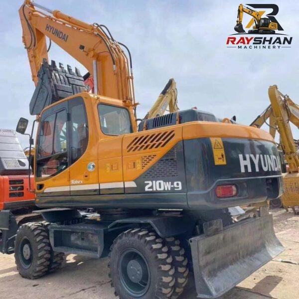 HYUNDAI-210W-9-Excavator-3 Used HYUNDAI 210W-9 Excavator 21ton for sale Excellent Hydraulic Control