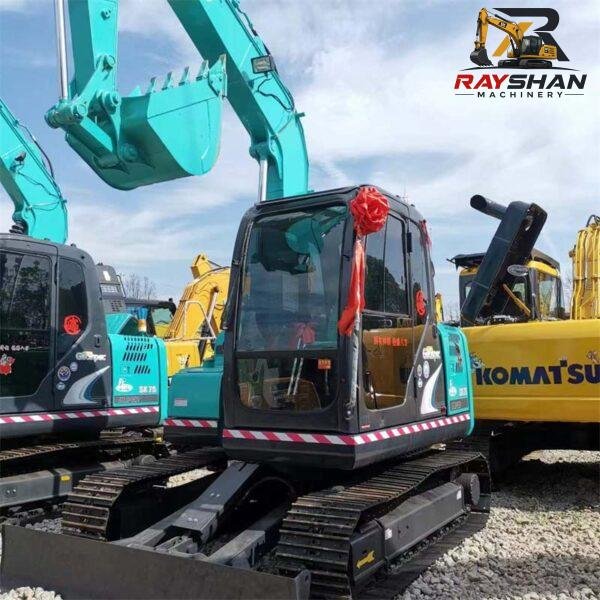 Used KOBELCO SK75 Excavator 7.5ton for sale Ultimate Energy-Saving Technology