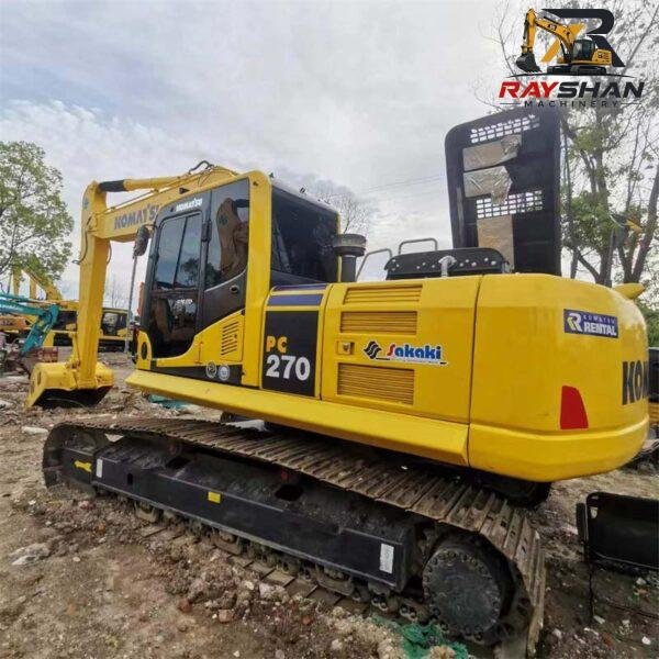 KOMATSU-PC270-Excavator-1 Used KOMATSU PC270 Excavator 27ton for sale Industrial Robustness