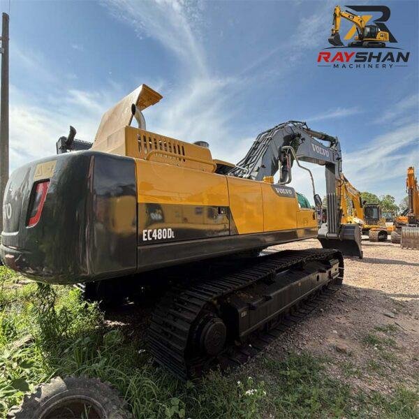USED VOLVO 480DL (3) Used VOLVO EC480DC Excavator 48ton for sale Highly Reliable Mechanical Design
