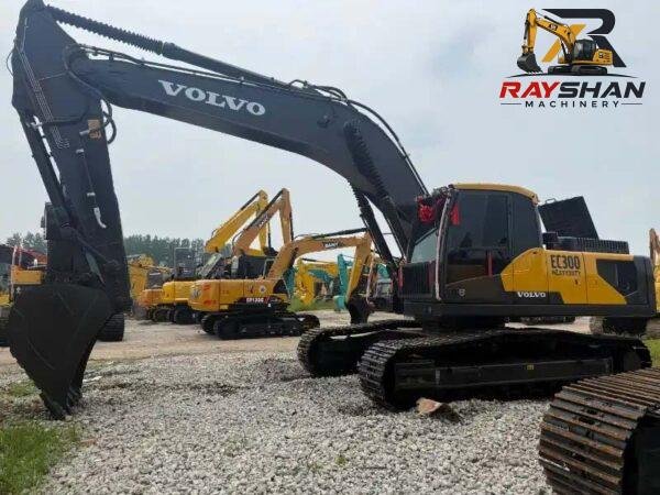 Used VOLVO EC300 Excavator 30ton for sale Intelligent Hydraulic Management System