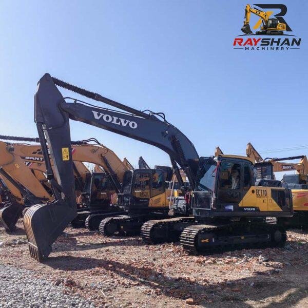 VOLVO-EC210-Excavator-8 Used VOLVO EC210 Excavator 21ton for sale Robust Material Construction