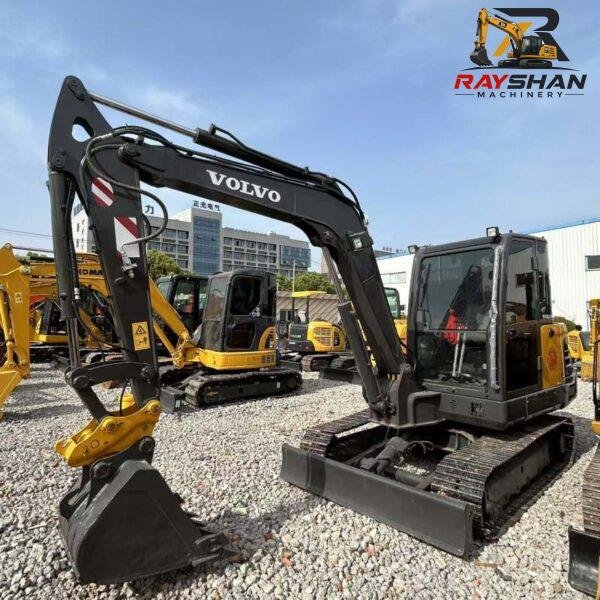 VOLVO-EC60C-Excavator-5 Used VOLVO EC60C Excavator 6ton for sale High-Reliability Core Power