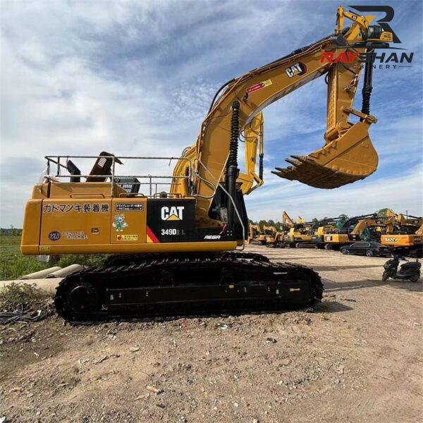 cat349D2L-excavator-5 Used CAT 349D2L Excavator 50ton for sale Parts Support