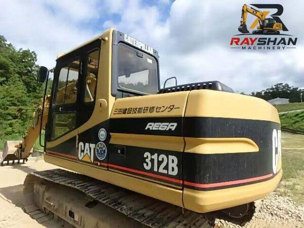 used cat 312b (1) Used CAT 312B Excavator 12ton for sale original paint