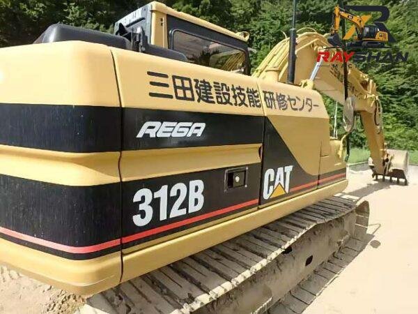 used cat 312b (2) Used CAT 312B Excavator 12ton for sale original paint