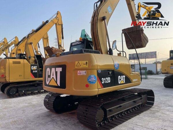 used cat 312d (11) Used CAT 312D Excavator 12.5ton for sale original paint