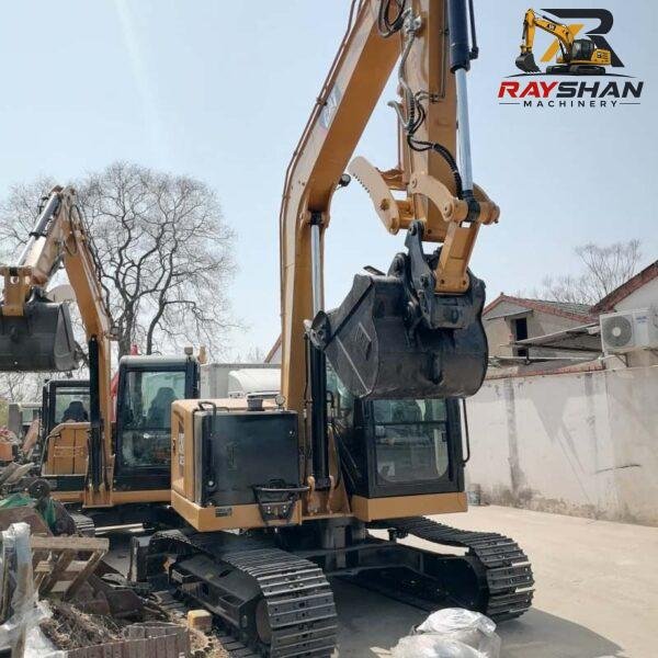 Used CAT 307.5 Excavator 7.5ton for sale original paint,low fuel consumption