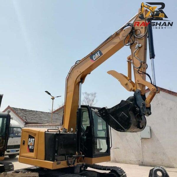 used cat307.5-excavator-2 (2) Used CAT 307.5 Excavator 7.5ton for sale original paint,low fuel consumption
