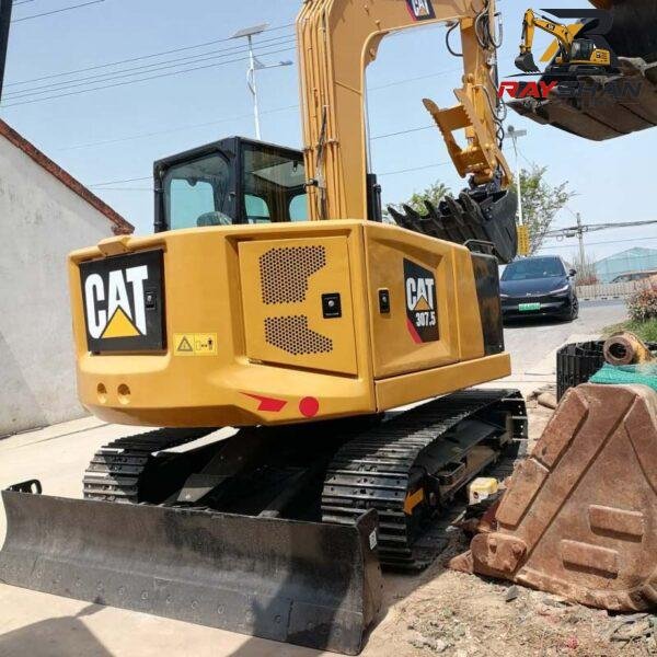 used cat307.5-excavator-2 (4) Used CAT 307.5 Excavator 7.5ton for sale original paint,low fuel consumption