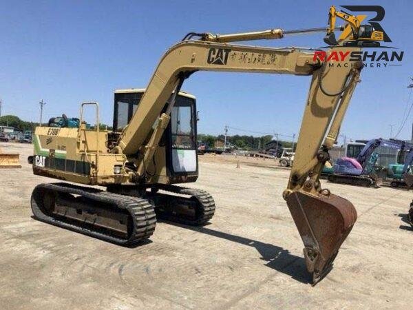 Used CAT E70B Excavator 6.9ton for sale original paint