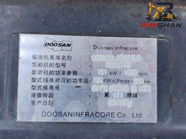 Used DOOSAN 225 Excavator 22ton for sale Durable Structural Design