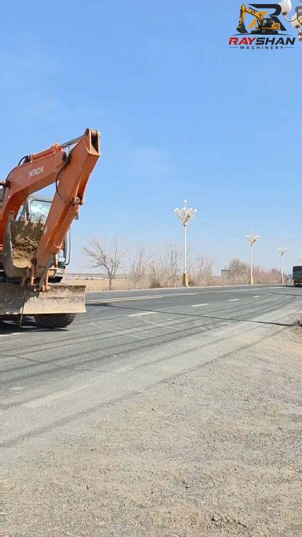 used hitachi 140w (1)_1 Used HITACHI 140W Excavator 14ton for sale Smooth & Delicate Hydraulic Control