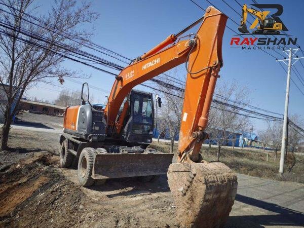 used hitachi 140w (4) Used HITACHI 140W Excavator 14ton for sale Smooth & Delicate Hydraulic Control