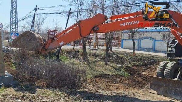 used hitachi 140w (4)_1 Used HITACHI 140W Excavator 14ton for sale Smooth & Delicate Hydraulic Control
