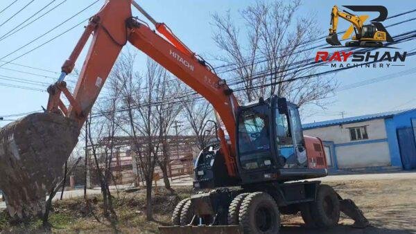 used hitachi 140w (5)_1 Used HITACHI 140W Excavator 14ton for sale Smooth & Delicate Hydraulic Control