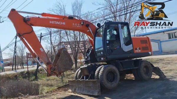used hitachi 140w (6)_1 Used HITACHI 140W Excavator 14ton for sale Smooth & Delicate Hydraulic Control