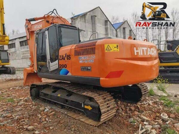 Used HITACHI ZX200 Excavator 20ton for sale High-Efficiency Hydraulic System