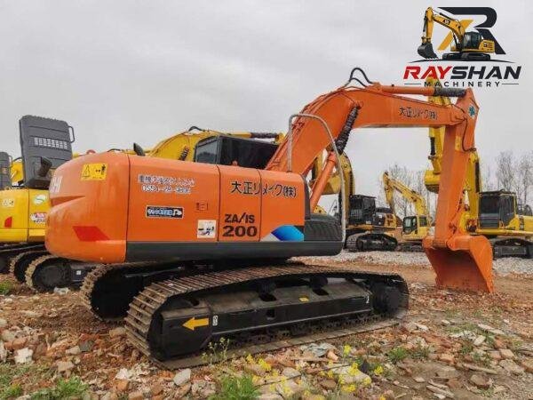 used hitachi 200 (2) Used HITACHI ZX200 Excavator 20ton for sale High-Efficiency Hydraulic System