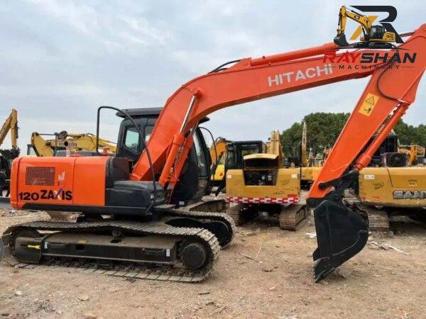 used hitachi zx120 (2) Used HITACHI ZX120 Excavator 12ton for sale Excellent Adaptability for Urban Construction Sites