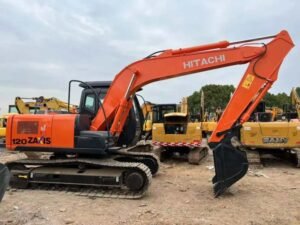 used hitachi zx120 (5) Used HITACHI ZX120 Excavator 12ton for sale Excellent Adaptability for Urban Construction Sites