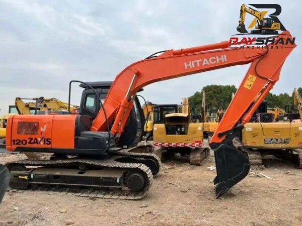 used hitachi zx120 (5) Used HITACHI ZX120 Excavator 12ton for sale Excellent Adaptability for Urban Construction Sites