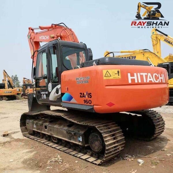 used hitachi zx160 (4) Used HITACHI ZX160 Excavator 16ton for sale Rugged Reliability