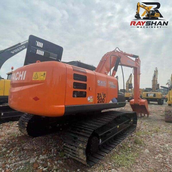 used hitachi zx200 (1)_1 Used HITACHI ZX220 Excavator 22ton for sale Proven Dependable Hydraulic Control System