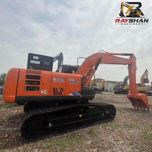 used hitachi zx200 (4)_1 Used HITACHI ZX220 Excavator 22ton for sale Proven Dependable Hydraulic Control System