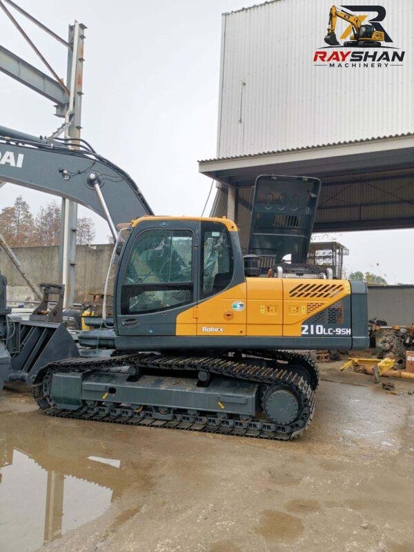 Used HYUNDAI 210LC-95H Excavator 21ton for sale Reinforced Long Track Undercarriage