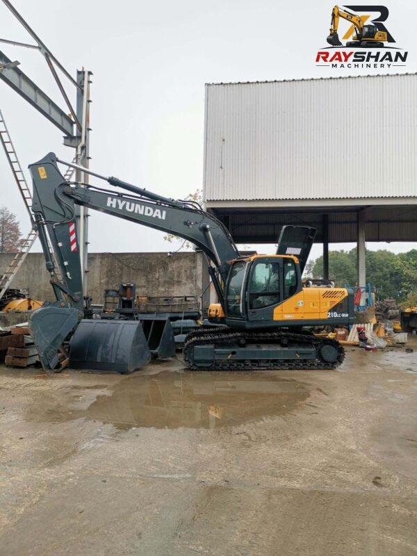 used hyundai 210 (2) Used HYUNDAI 210LC-95H Excavator 21ton for sale Reinforced Long Track Undercarriage