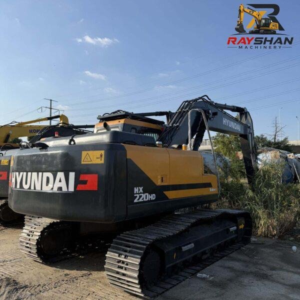 used hyundai 220hd (7) Used HYUNDAI 200HD Excavator 20ton for sale Intelligent Power Optimization