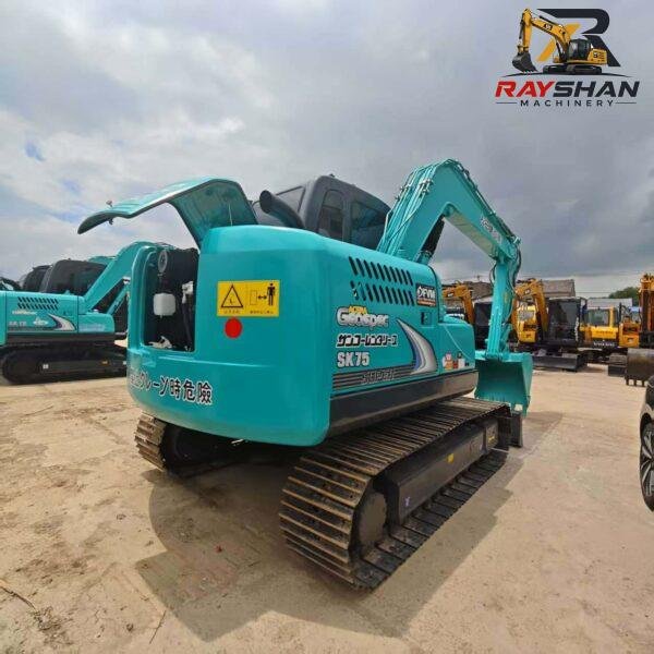 used kobelco SK75-5 (2) Used KOBELCO SK75(2) Excavator 7.5ton for sale Excellent Fuel Economy