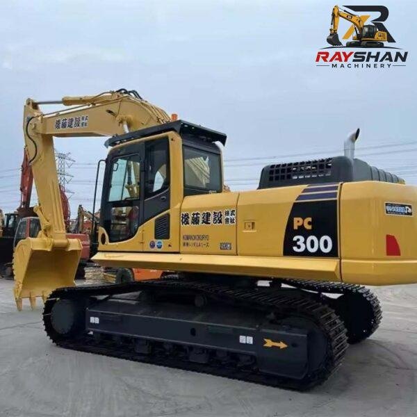 used komatsu pc300 (3) Used KOMATSU PC300 Excavator 30ton for sale Extreme Durability