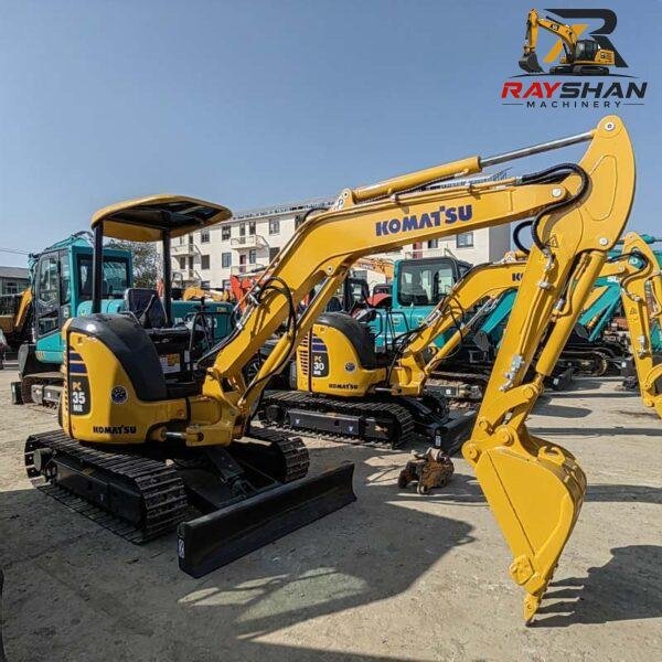 used komatsu pc35 (1) Used KOMATSU PC35 Excavator 3.5ton for sale Precision Performance