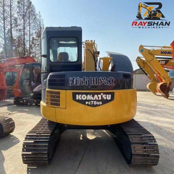used komatsu pc78 (1) Used KOMATSU PC78 Excavator 7.5ton for sale Precise Hydraulic Flow