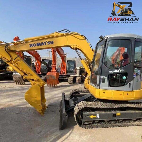 Used KOMATSU PC78 Excavator 7.5ton for sale Precise Hydraulic Flow