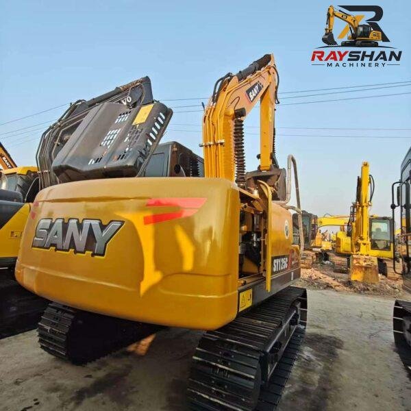 Used SANY 125C Excavator 12ton for sale Well-coordinated Hydraulics and Powertrain