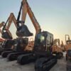 Used SANY 125C Excavator 12ton for sale Well-coordinated Hydraulics and Powertrain