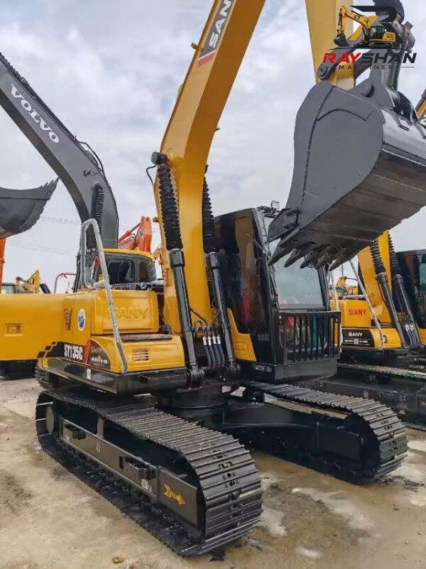 Used SANY 135C Excavator 13ton for sale High Efficiency