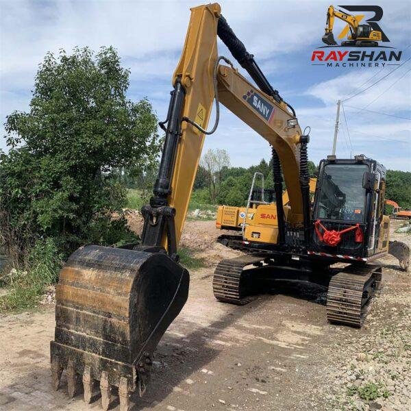 Used SANY 135C Excavator 13.5ton for sale Stable Chassis