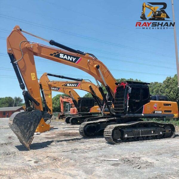 Used SANY 335H Excavator 33ton for sale High-Efficiency Bulk Loading