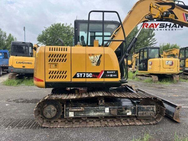 Used SANY 70PRO Excavator 7.3ton for sale excellent fuel efficiency
