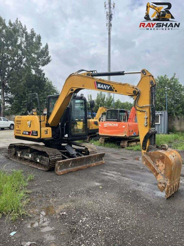 Used SANY 70PRO Excavator 7.3ton for sale excellent fuel efficiency