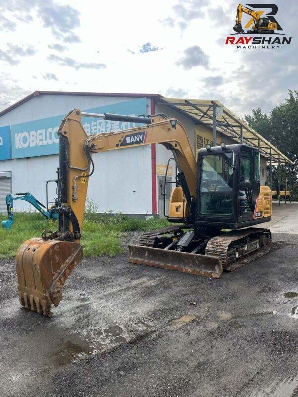 Used SANY 70PRO Excavator 7.3ton for sale excellent fuel efficiency