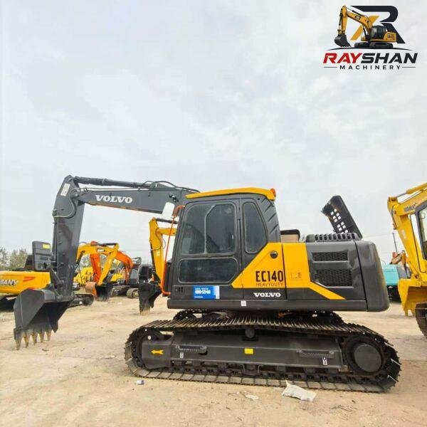 used volvo ec140 (3) Used VOLVO EC140 Excavator 14ton for sale High Standard & Easy Maintenance