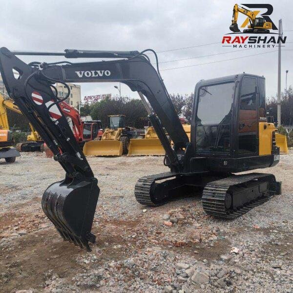 used volvo ec60d (4) Used VOLVO EC60D(2) Excavator 6ton for sale High-Standard Operator Environment