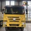 Used HOWO8X4 12.29ton for sale fast smooth unloading without material sticking