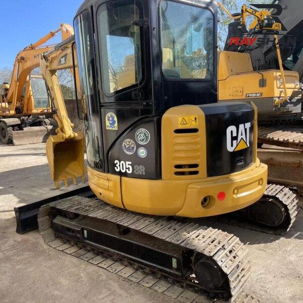 USED CAT 305SR (2) Used CAT 305SR Excavator 5ton for sale Short Radius Design